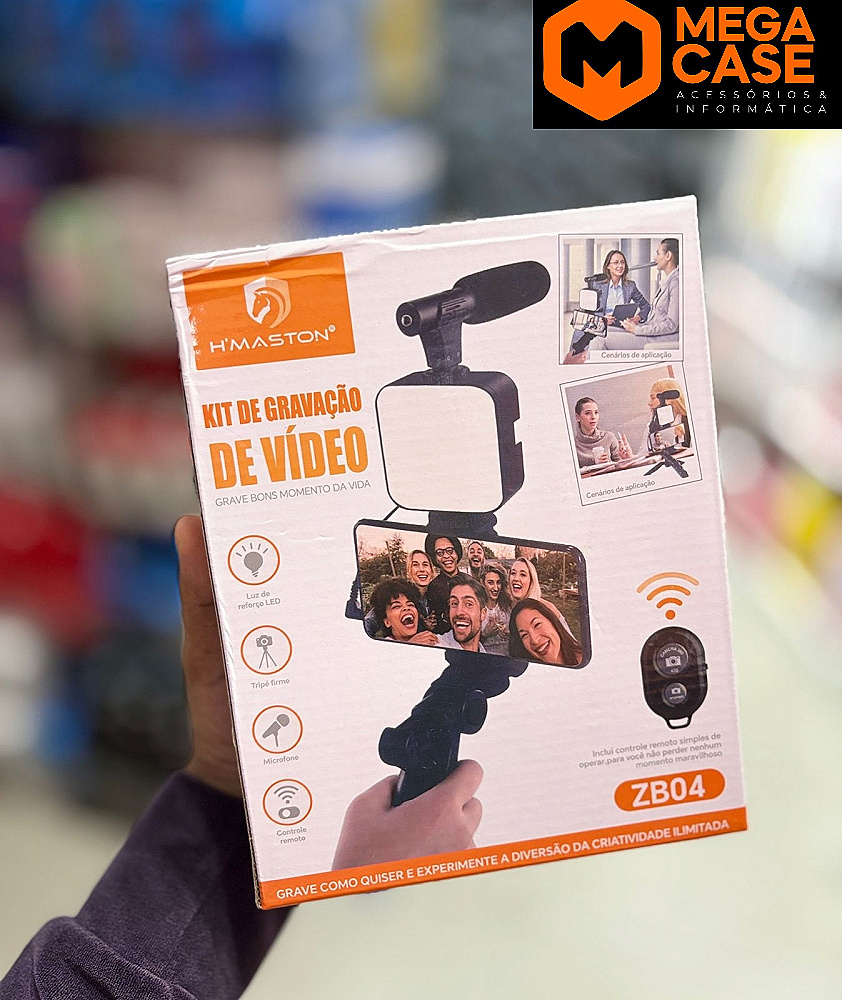 Kit de Gravação Vídeo H'maston ZB04
