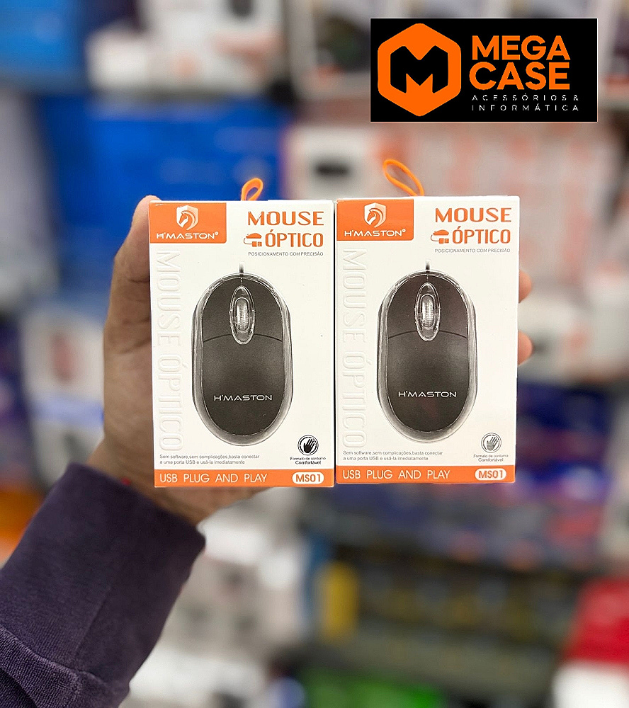Mouse Óptico USB H'maston MS01