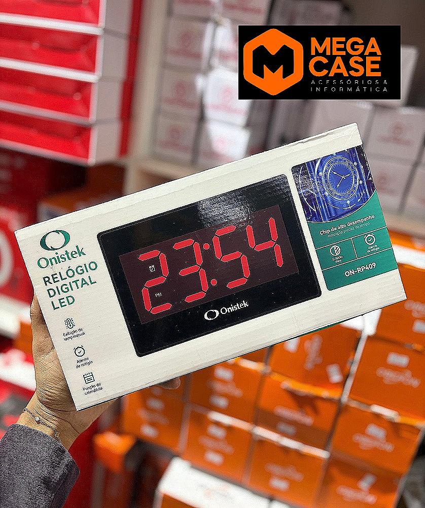 Relógio Digital LED Onistek ON-RP409