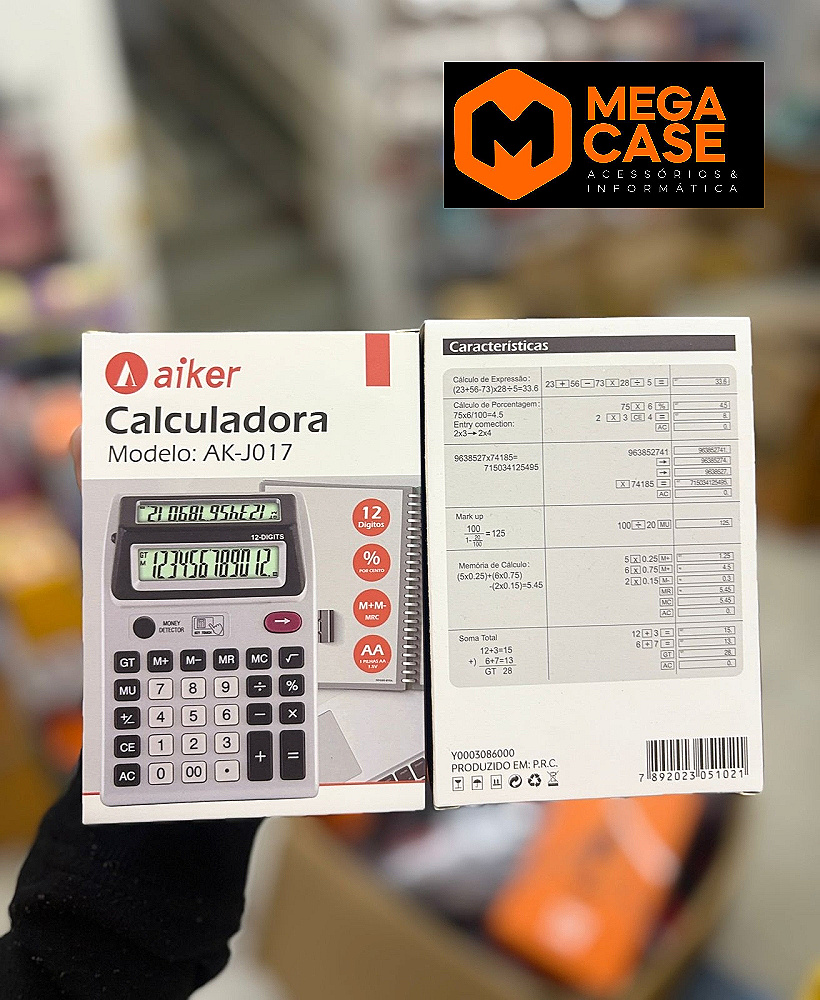 Calculadora 12 Dígitos Aiker AK-J017
