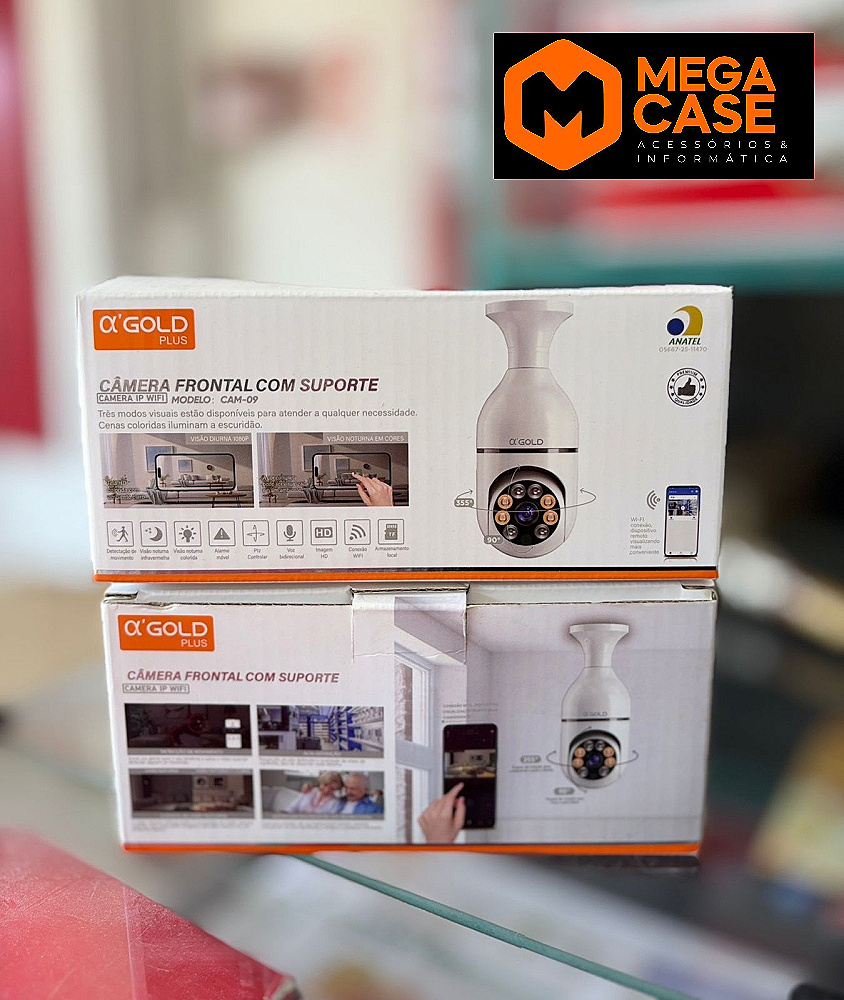 Câmera IP WiFi α Gold Plus CAM-09