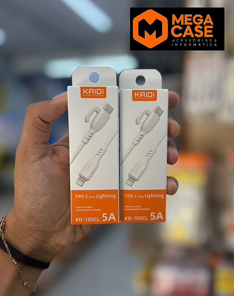 Cabo Tipo-C para Lightning 5A KRIDI KD-105CL