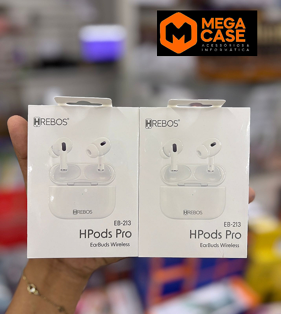 Fone Bluetooth TWS Pro HREBOS EB-213