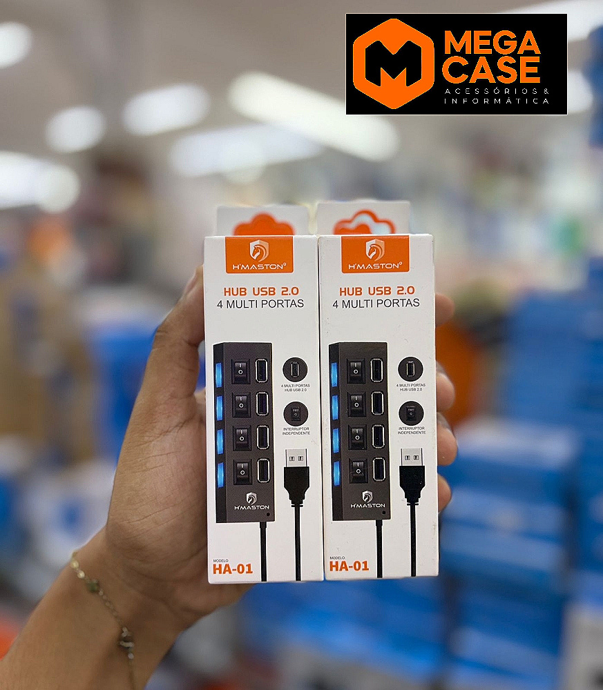 Adaptador Hub USB 2.0 H'maston HA-01