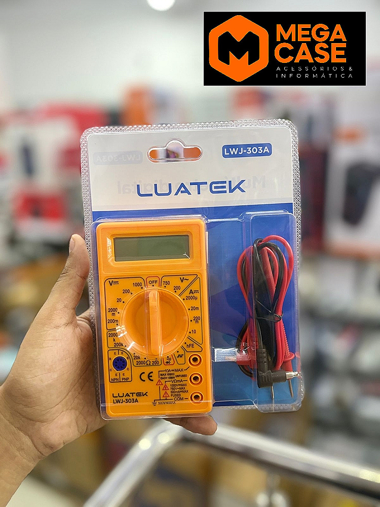 Multímetro Digital Luatek LWJ-303A