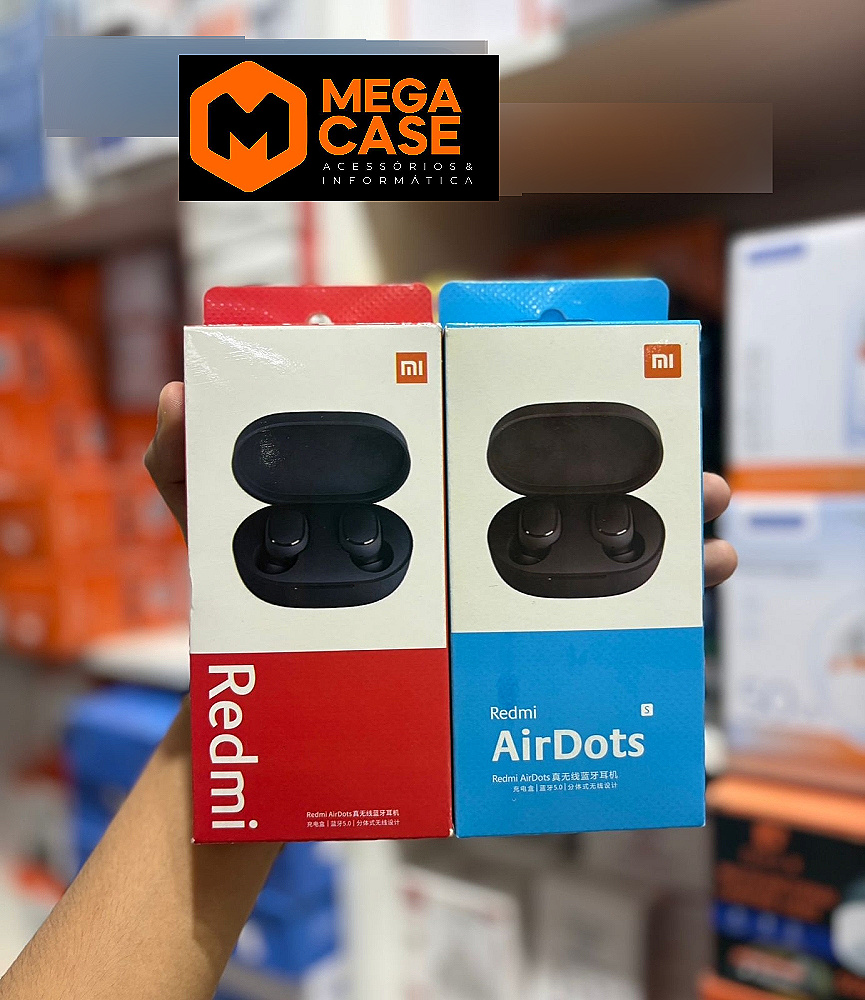 Fone Bluetooth Redmi sem visor TWS Redmi AirDots Xiaomi