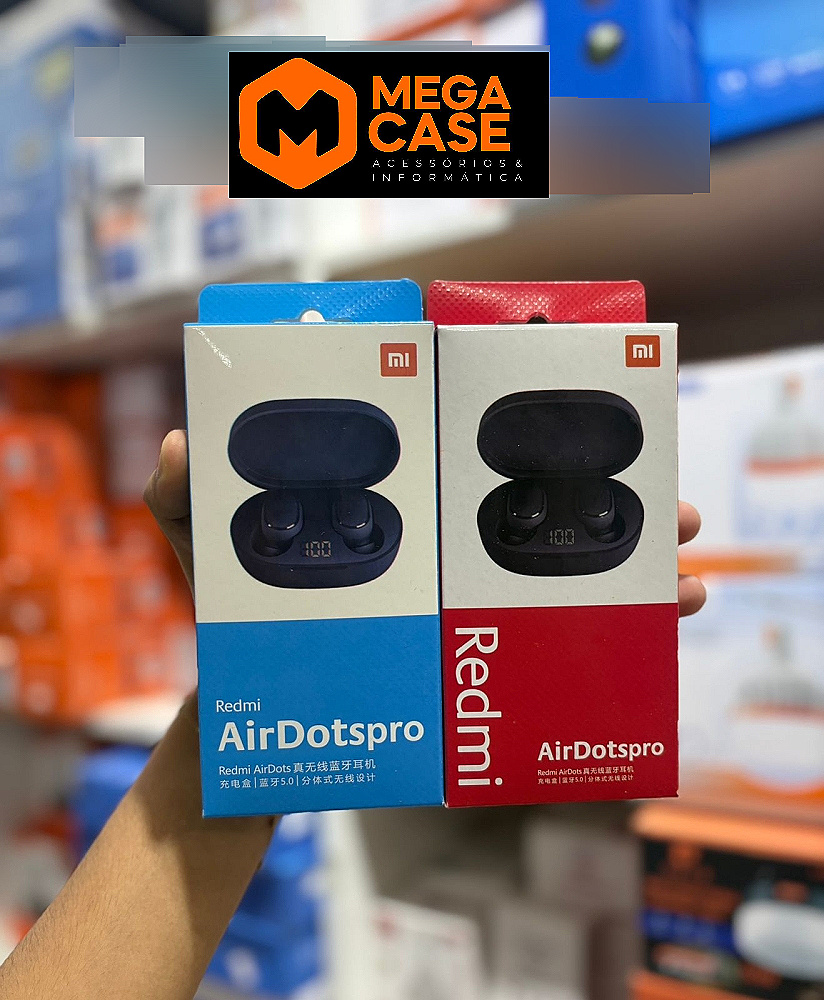 Fone Bluetooth Redmi com visor TWS AirDots Pro Mi