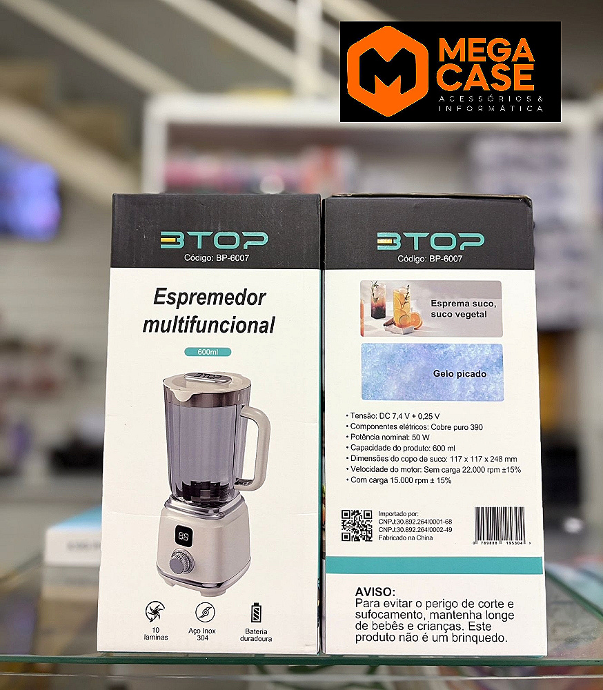 Espremedor Multifuncional 50W BTOP BP-6007