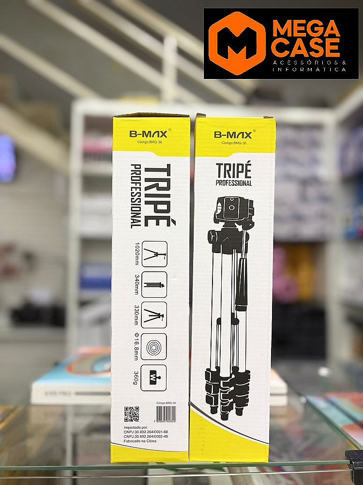 Tripé Professional B-Max BMG-36