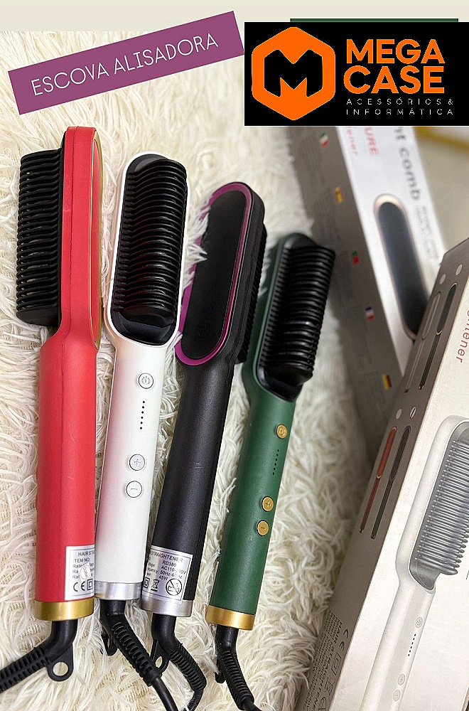 Escova Alisadora para cabelo 45W RC-208