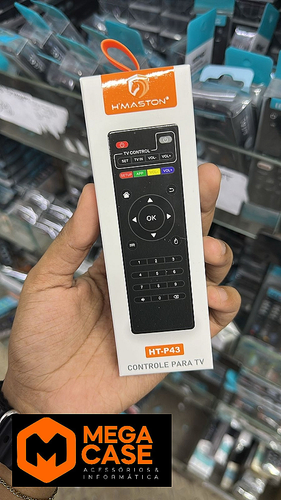 Controle Remoto para TV BOX H'maston HT-P43