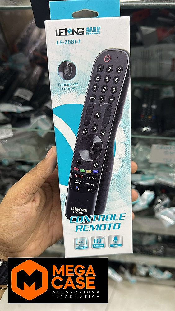 Controle Remoto Smart TV LG LeLong Max LE-7681-1