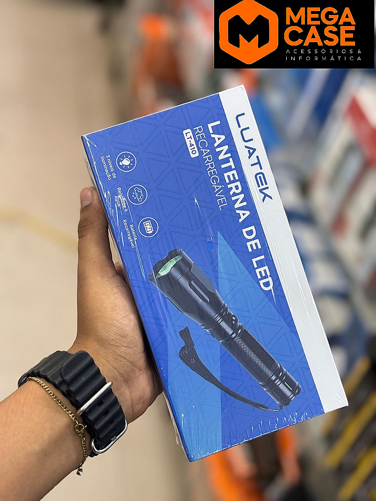 Lanterna de LED Recarregável Luatek LT-410
