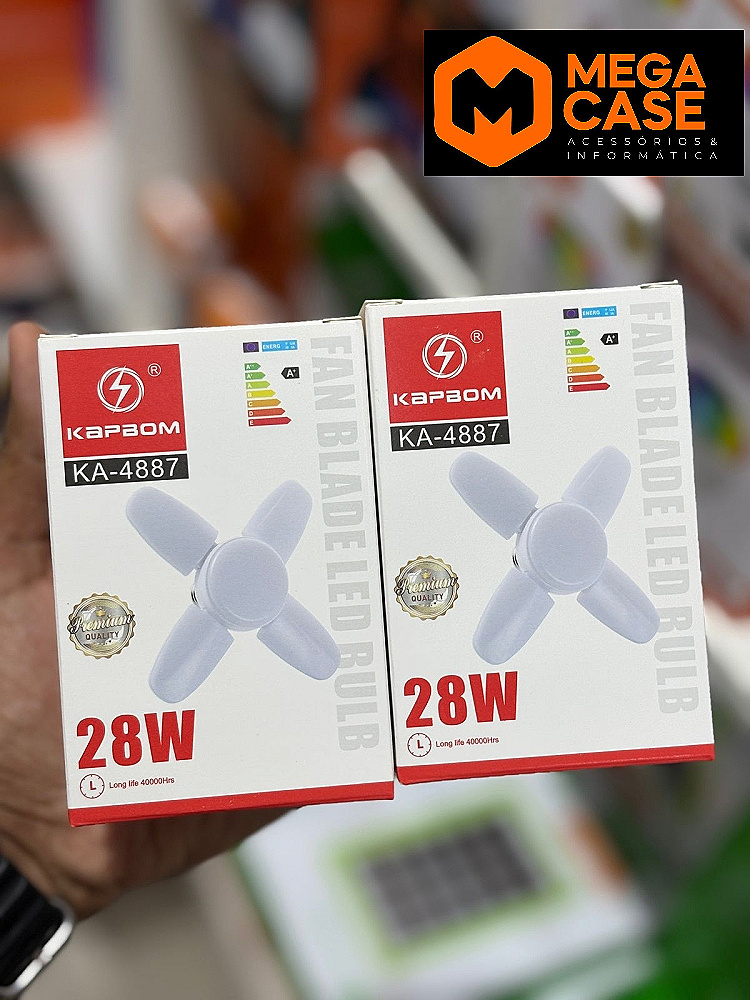 Lâmpada LED Ventilador 28W KAPBOM KA-4887