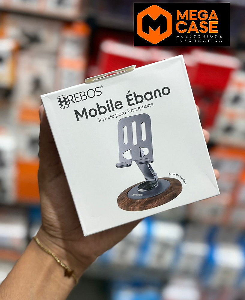 Suporte para Smartphone Mobile Ébano Hrebos