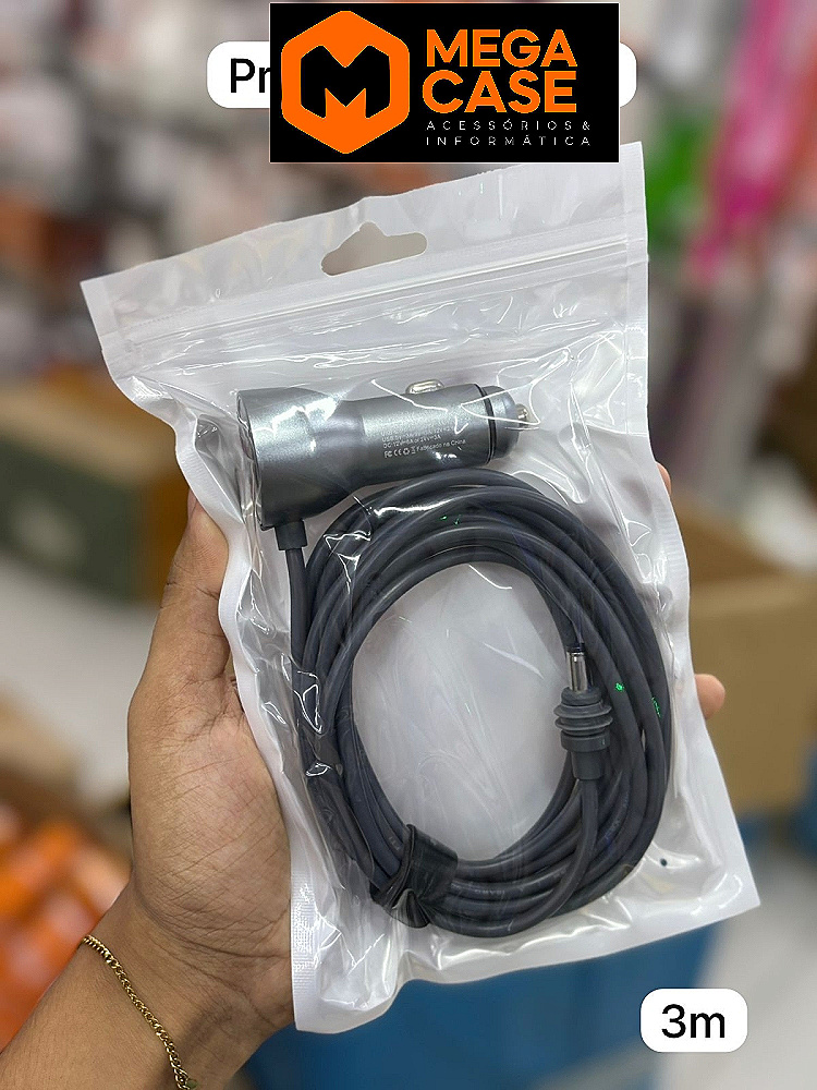 Carregador starlink Veicular 3 Metros
