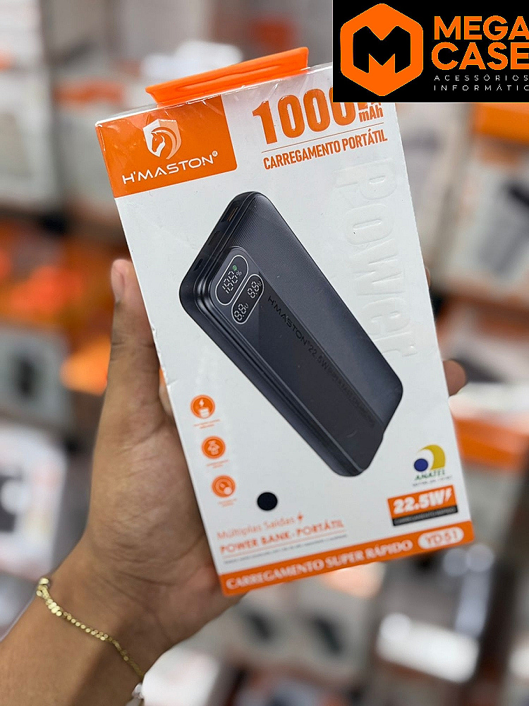 Bateria Portatil Power Bank 10000mAh H'maston YD-51
