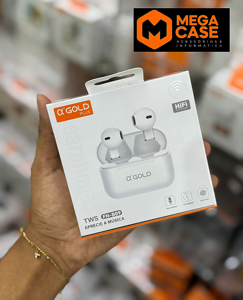 Fone Bluetooth TWS α'GOLD FN-B09