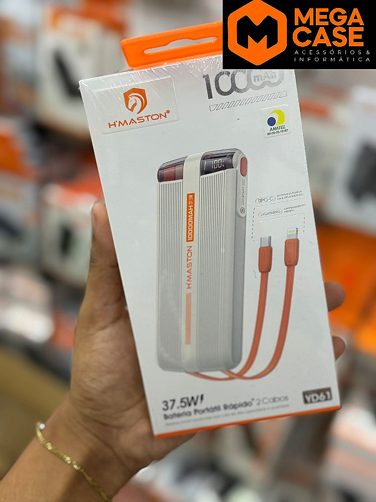 Bateria Portatil Power Bank 10000mAh H'maston YD61