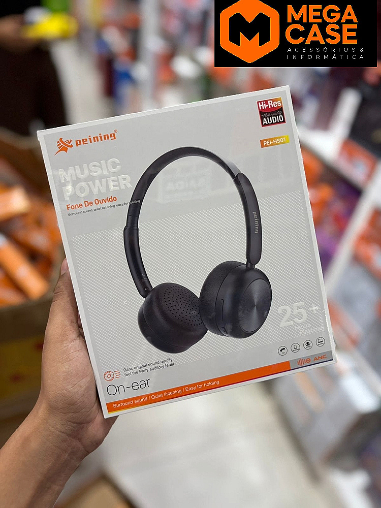 Fone Headphone Bluetooth On-ear Peining PEI-HS01