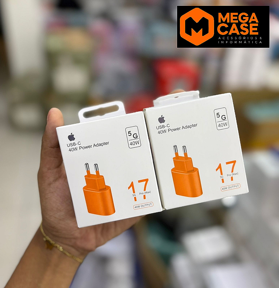 Fonte de Carregador USB-C 40W Pro Max 40W