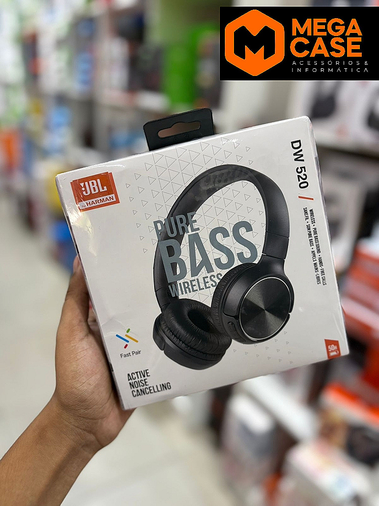 Fone Headphone Bluetooth TWS JBL DW 520