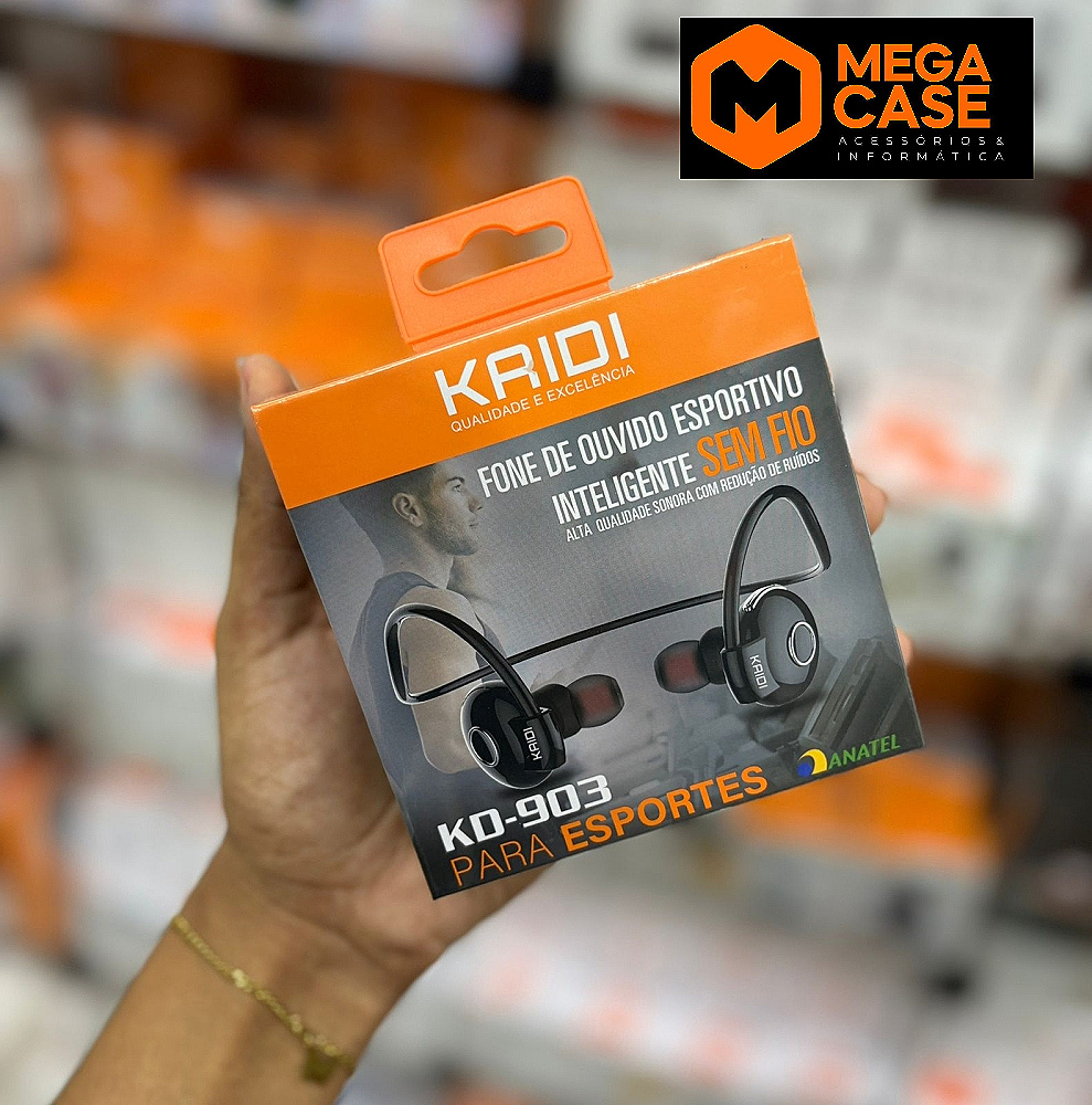Fone Bluetooth Esportivo Kaidi KD-903
