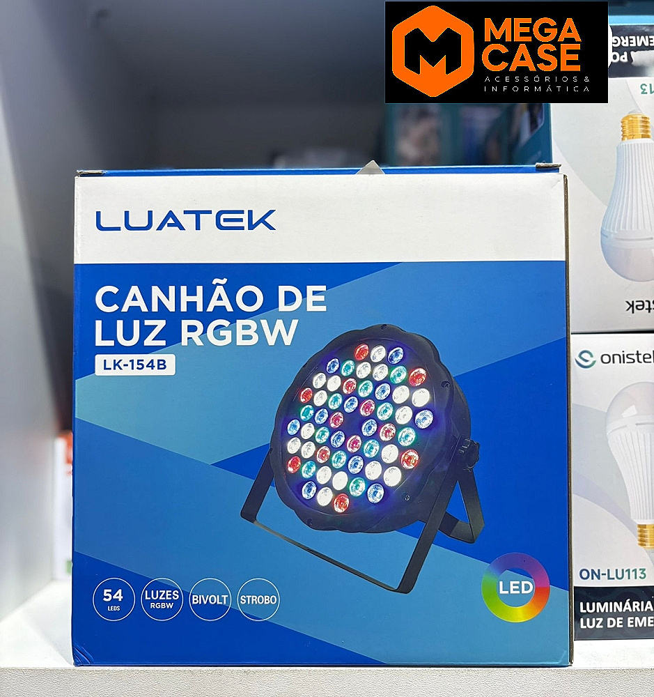 Canhão de Luz RGBW Luatek LK-154B