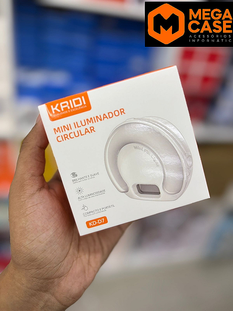 Mini Iluminador Circular KRIDI KD-D7