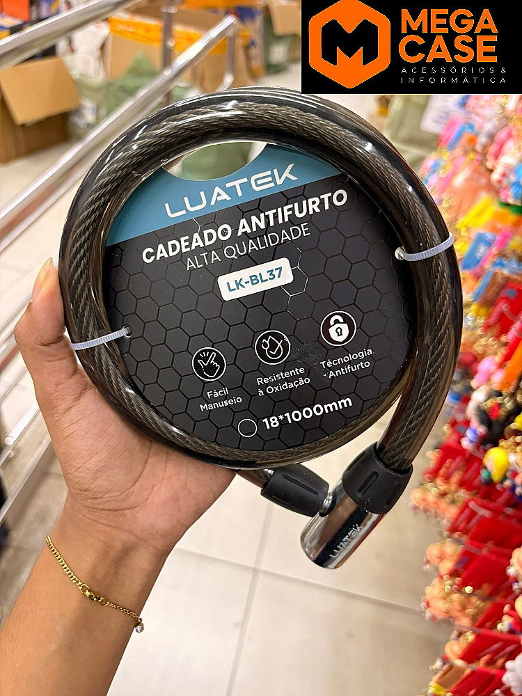 Cadeado Antifurto Luatek LK-BL37