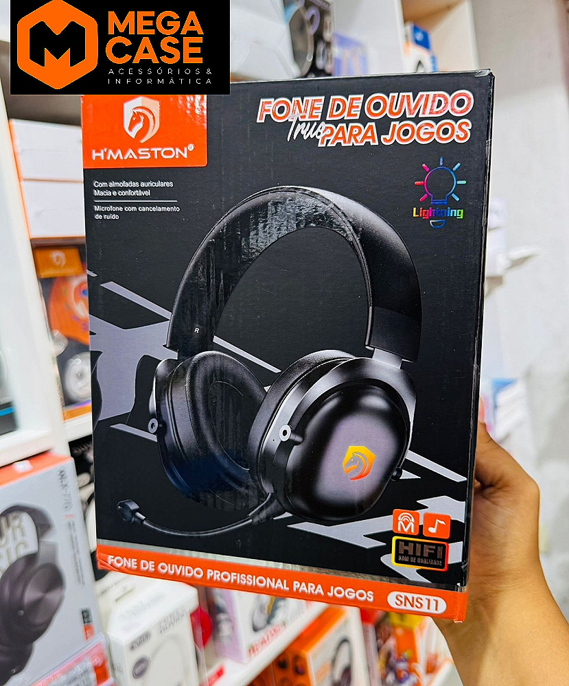 Fone Com Fio Headset Gamer H'maston SNS11