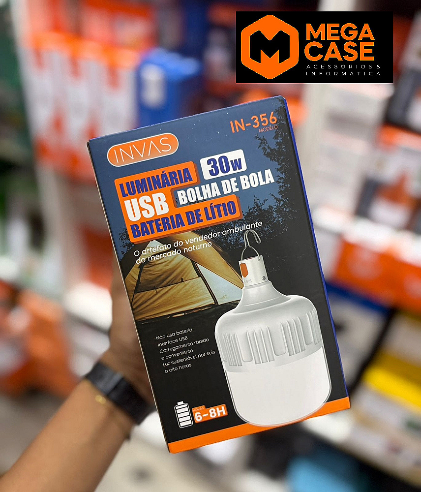 Luminária USB de Bolha 30W Invas IN-356