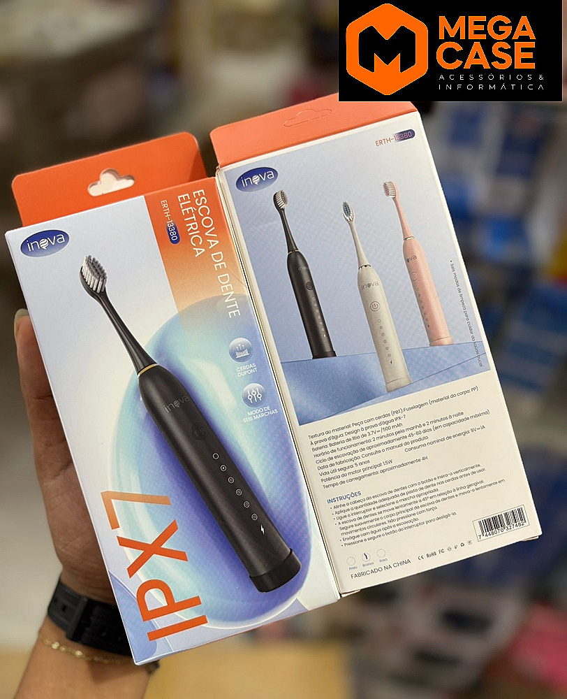 Escova de Dente Elétrica Inova ERTH-3800
