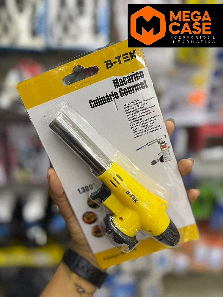 Maçarico Culinário Gourmet 1300° B-TEK