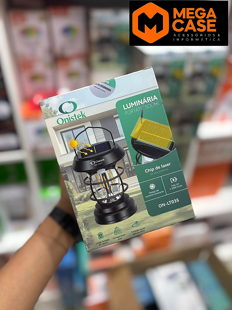 Luminária Portátil Solar Onistek ON-LT035