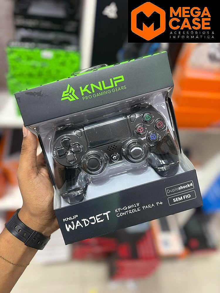 Controle Sem fio para Console P4 Wadjet Knup KP-GM018