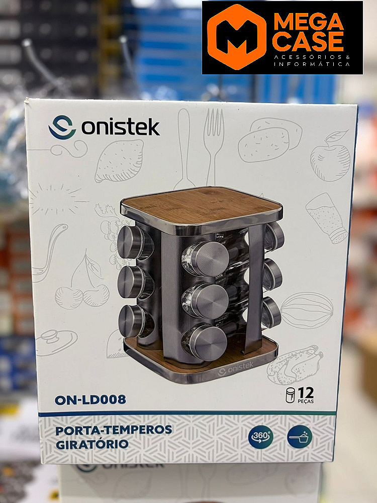 Porta Temperos Giratório Onistek ON-LD008