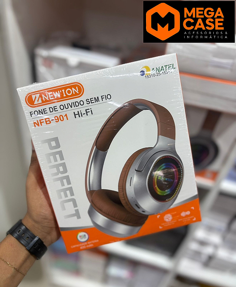 Fone de Ouvido Sem Fio Headphone New Vision NFB-901