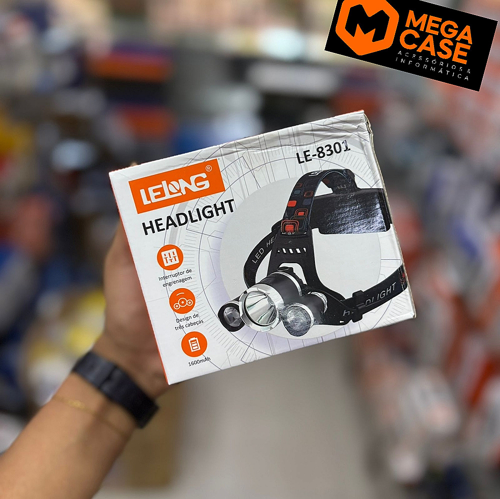 Lanterna de Cabeça Lelong LE-8301