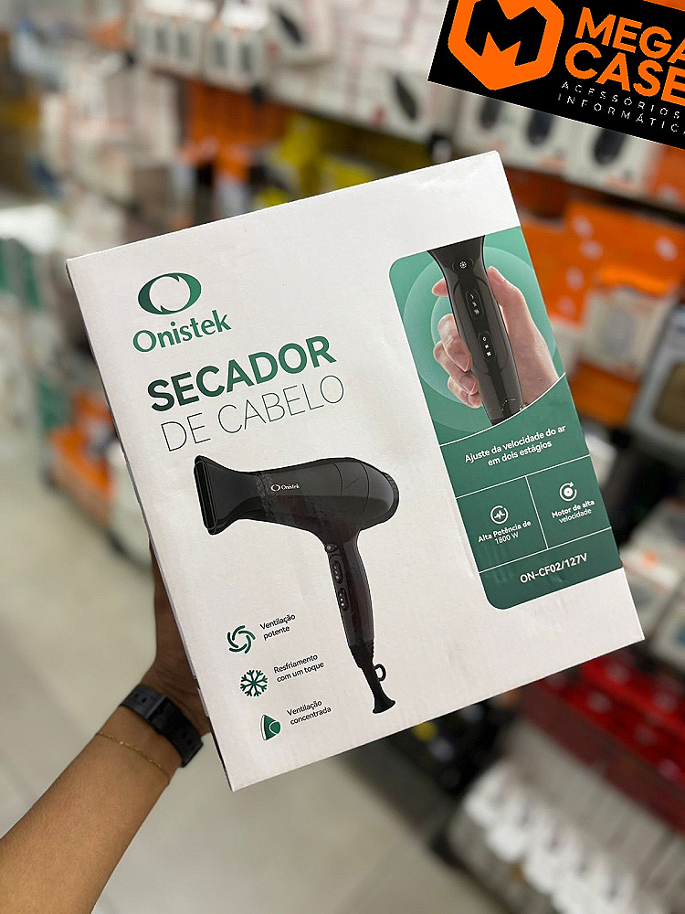 Secador de Cabelo 1800 W Onistek ON-CF02/127V