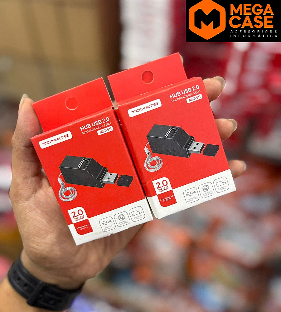 Hub USB multifuncional 2.0 Tomate MST-011