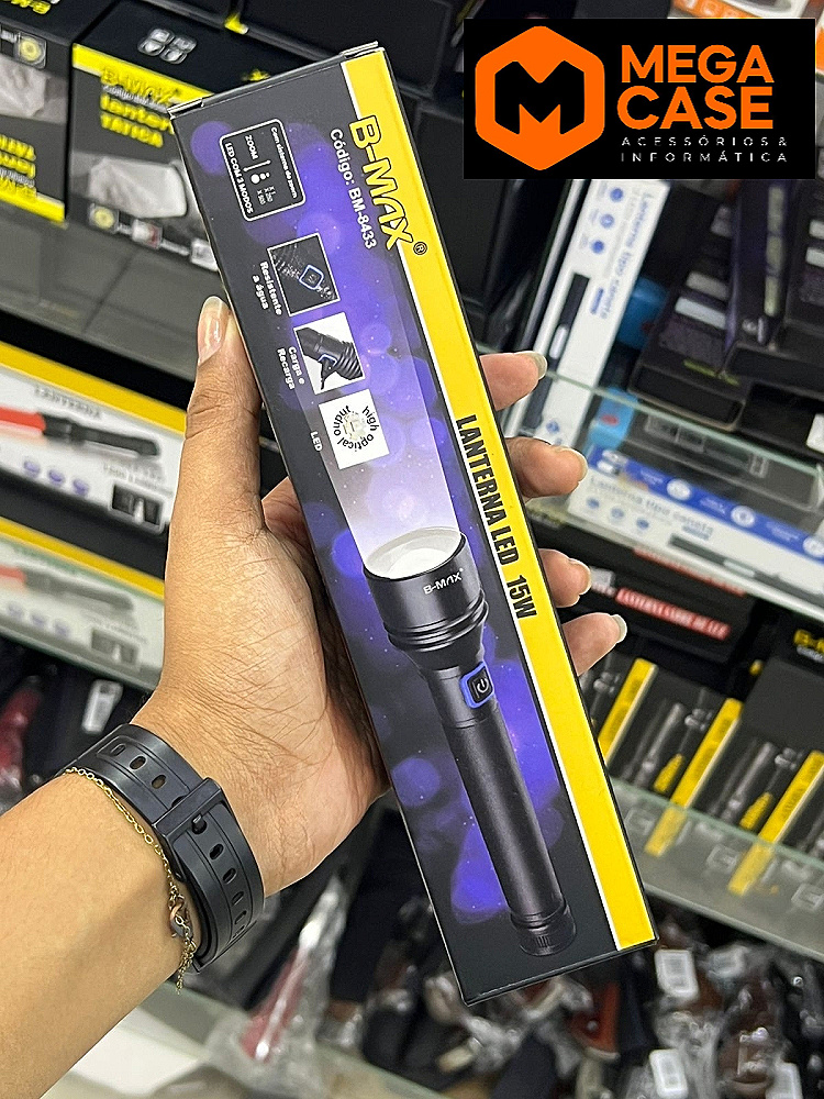 Lanterna LED 15W B-Max BM-8433