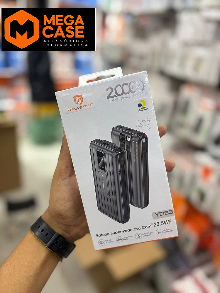 Bateria Portatil Power Bank 22.5W Khastom YD83