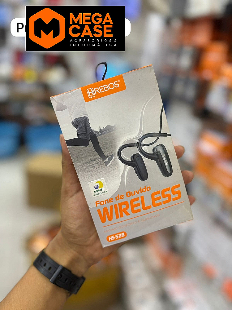 Fone de Ouvido Wireless Hrebos HS-528