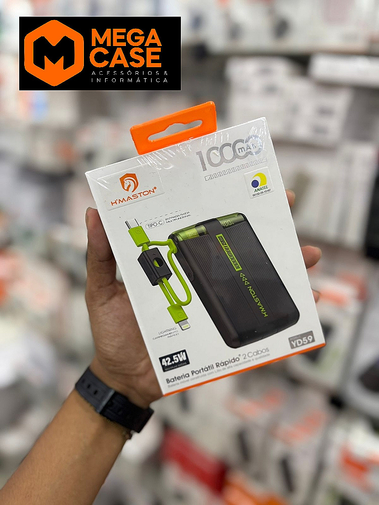 Bateria Portátil Power Bank 42.5W H'maston YD59