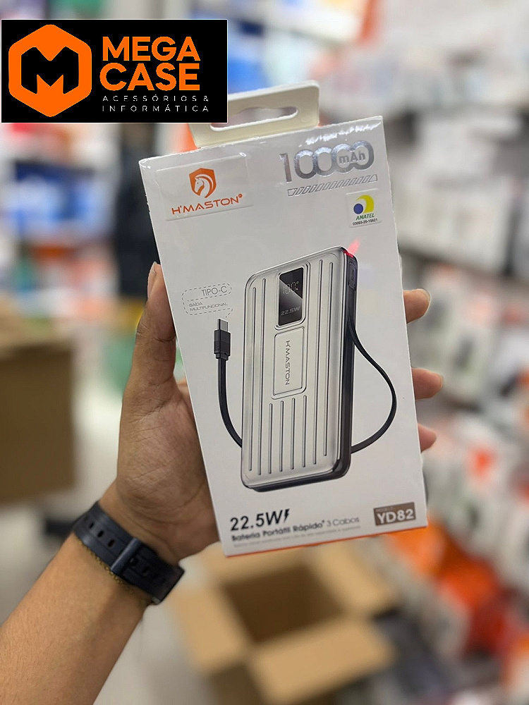 Bateria Portatil Power Bank 22.5W H'maston YD82