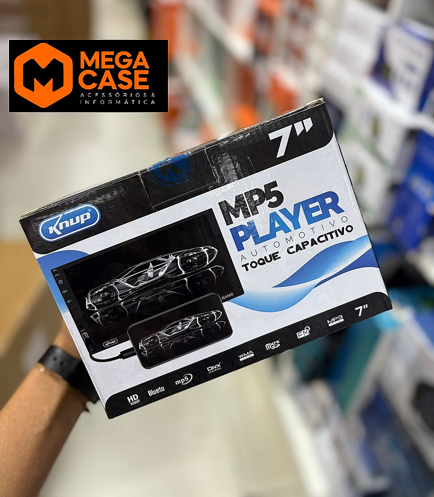 Multimidia de carro Player Automotivo Kp-Cr4090 Knup CR4090