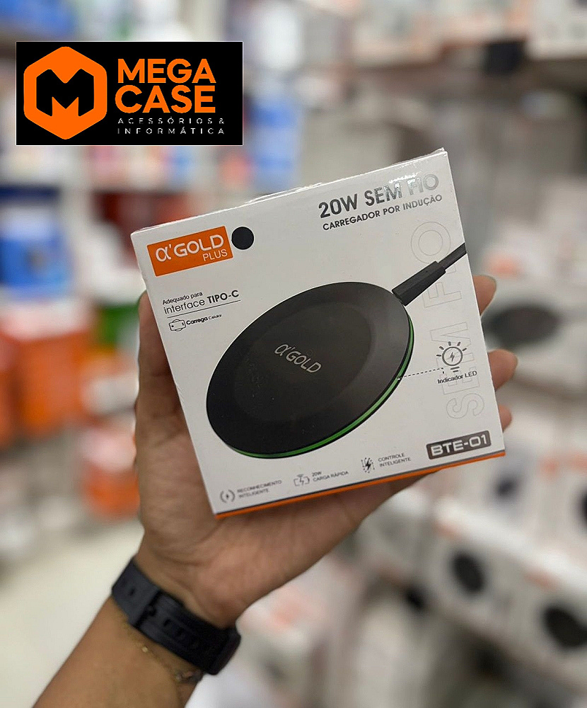 Carregador por Indução 20W QIGOLD BTE-01