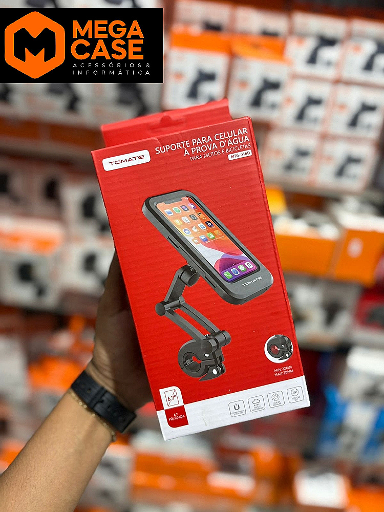 Suporte Celular Prova D'agua Pro Tomate MTG-0160