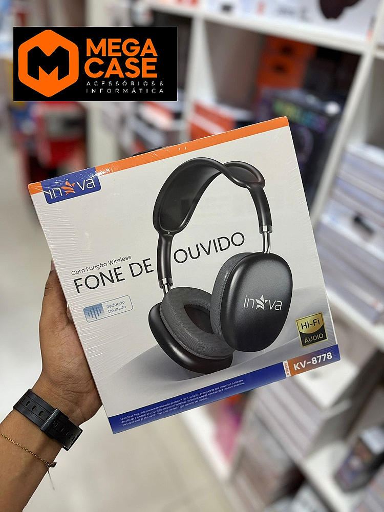 Headphone Bluetooth Inova Funcao Wireless KV-8778